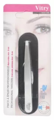 Vitry Professional Tweezers Crab Ends Stainless Steel 9Cm