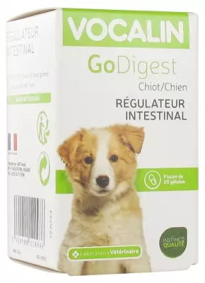 Vocalin Godigest Puppy/Dog Intestinal Regulator 20 Capsules