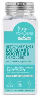 Waam Magic Powders Organic Daily Exfoliating Facial Cleanser 45 G