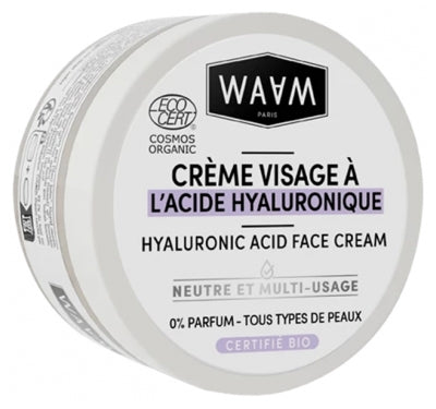 Waam Organic Hyaluronic Acid Face Cream 75 Ml