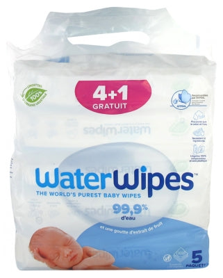 Waterwipes 4 X 60 Wipes + 60 Free Wipes