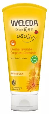 Weleda Baby Calendula Body And Hair Washing Cream 200Ml