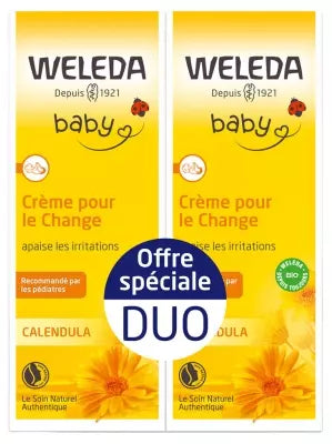 Weleda Baby Change Cream Calendula 2 X 75Ml