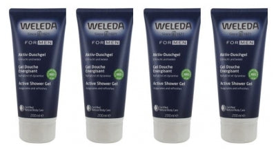 Weleda For Men Active Shower Gel 4 X 200Ml