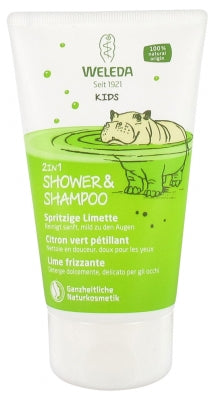 Weleda Kids 2-In-1 Shower & Shampoo Sparkling Lime 150Ml