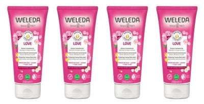 Weleda Love Pampering Creamy Body Wash 4 X 200Ml