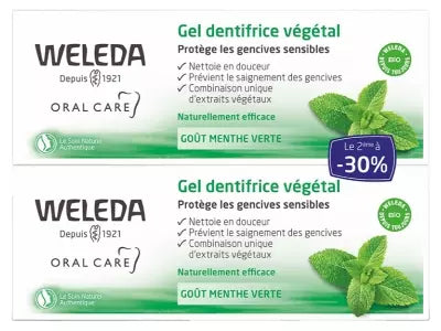 Weleda Plant Gel Toothpaste 2 X 75Ml