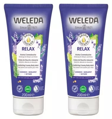 Weleda Relax Comforting Creamy Body Wash 2 X 200Ml