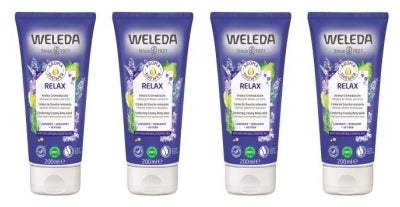 Weleda Relax Comforting Creamy Body Wash 4 X 200Ml