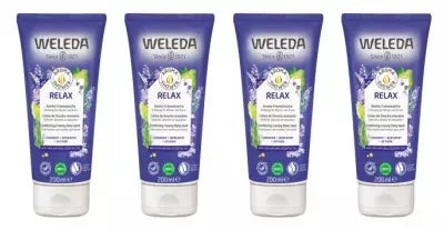 Weleda Relax Comforting Creamy Body Wash 4 X 200Ml