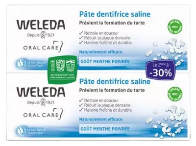 Weleda Salt Toothpaste 2X75Ml Special Offer