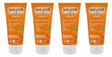 Weleda Sea Buckthorn Creamy Body Wash 4 X 200Ml