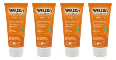 Weleda Sea Buckthorn Creamy Body Wash 4 X 200Ml