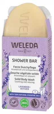 Weleda Solid Body Wash Lavender Vetiver 75G