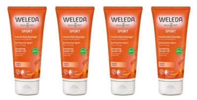 Weleda Sport Energising Shower Gel With Arnica 4 X 200Ml