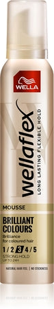 Wella Wellaflex Brilliant Color Styling Mousse Medium Control