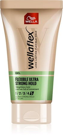 Wella Wellaflex Flexible Ultra Strong Hair Gel With Extra Strong Hold