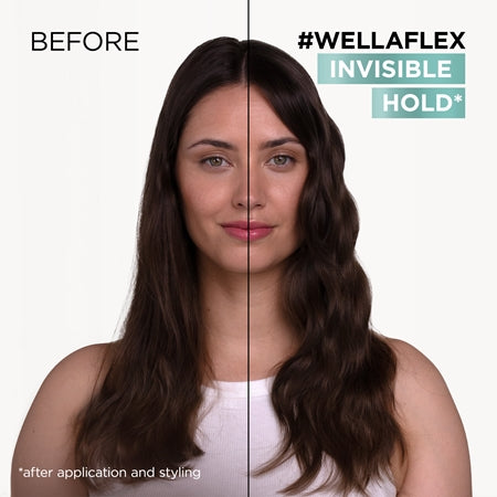 Wella Wellaflex Invisible Hold Strong-Hold Hairspray 