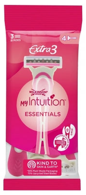 Wilkinson Myintuition Extra 3 Essentials 4 Disposable Razors