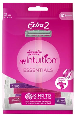 Wilkinson Myintuition Extra 2 Essentials 10 Disposable Razors