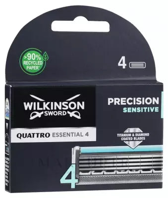 Wilkinson Quattro Essential 4 Sensitive Presisions Blades 4 Blades