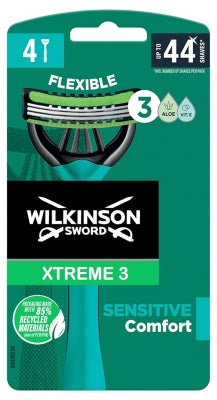 Wilkinson Xtreme 3 Sensitive Comfort 4 Shavers