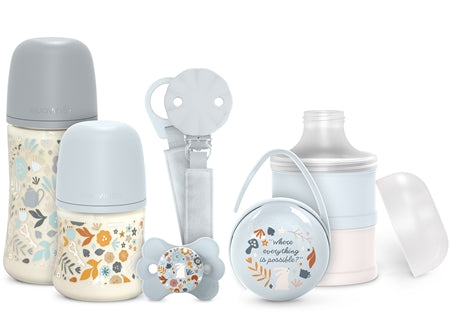 Suavinex Wonderland Baby Set Blue Gift Set For Babies 