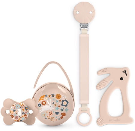 Suavinex Wonderland Gift Set 0-6 M Pink Gift Set For Babies 