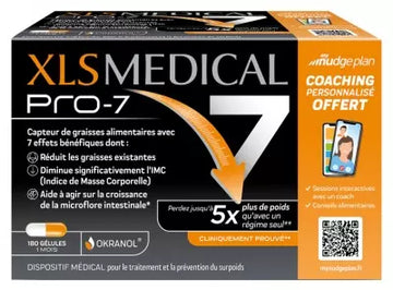 Xls Medical Pro-7 Support For Weight Loss 180 Capsules