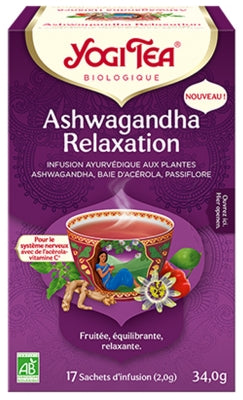 Yogi Tea Ashwagandha Relaxation Organic 17 Sachets