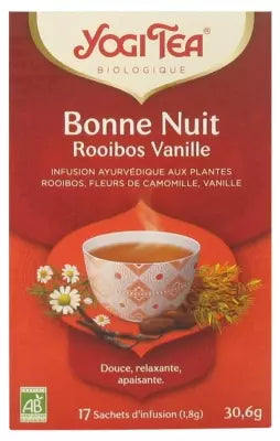 Yogi Tea Bedtime Rooibos Vanilla Organic 17 Sachets