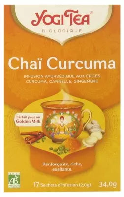 Yogi Tea Chaï Turmeric Organic 17 Sachets