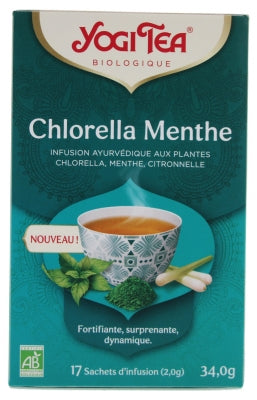 Yogi Tea Chlorella Mint Organic 17 Sachets