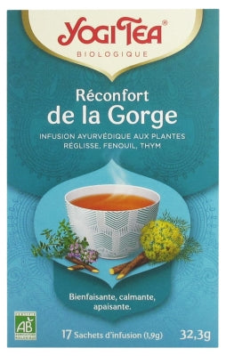 Yogi Tea Comfort Of The Throat Organic 17 Sachets