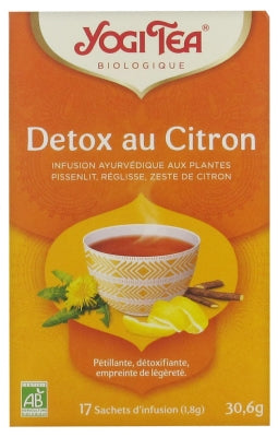 Yogi Tea Detox With Organic Lemon 17 Sachets