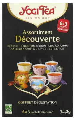 Yogi Tea Discovery Selection Organic 6 X 3 Sachets