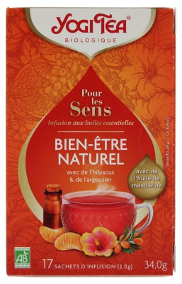 Yogi Tea For The Senses Natural Well-Being Organic 17 Sachets