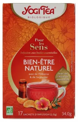 Yogi Tea For The Senses Natural Well-Being Organic 17 Sachets