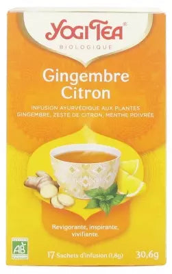 Yogi Tea Ginger Lemon Organic 17 Sachets