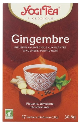 Yogi Tea Ginger Organic 17 Sachets