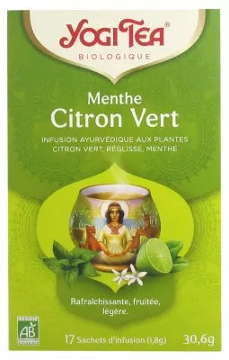 Yogi Tea Mint Green Lemon Organic 17 Sachets