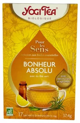 Yogi Tea Pour Les Sens Bonheur Absolu Organic 17 Sachets