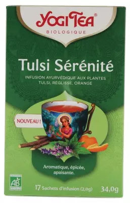 Yogi Tea Tulsi Serenity Organic 17 Sachets