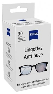 Zeiss Anti-Fog Wipes For Glasses 30 Wipes