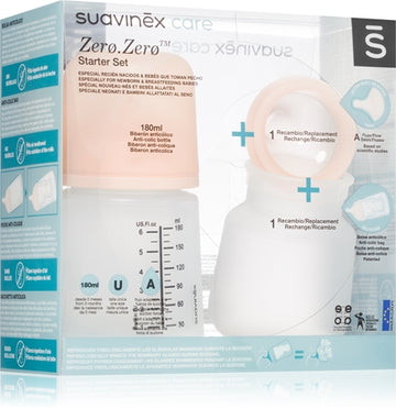 Suavinex Zero Zero Starter Set Gift Set For Children From Birth A Adaptable Flow 0 M+