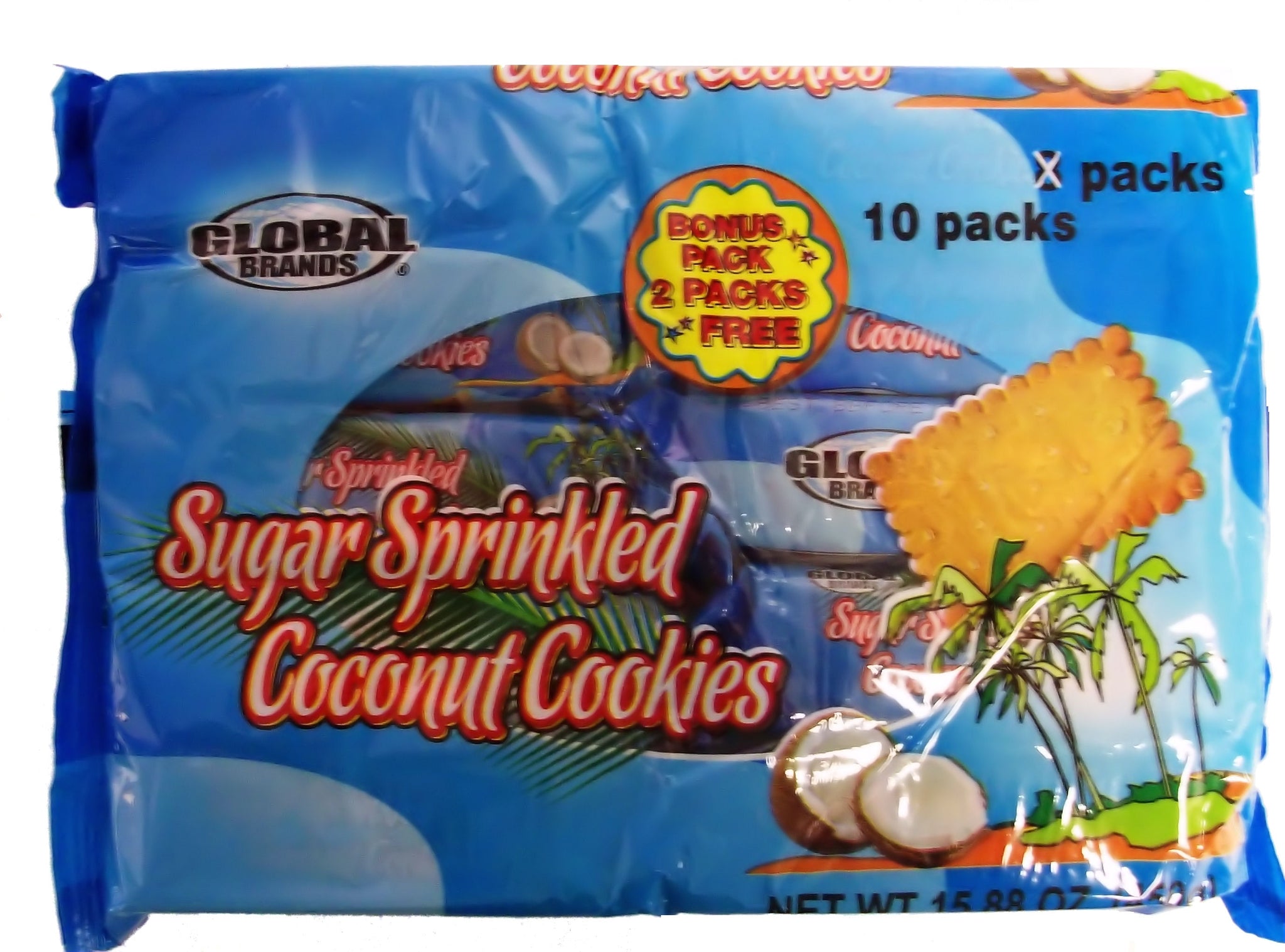 Sugar Sprinkled Coconut Cookies