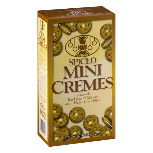 Sweetzels Real Ginger & Molasses and a Delicious Crème Filling Spiced Mini Cremes