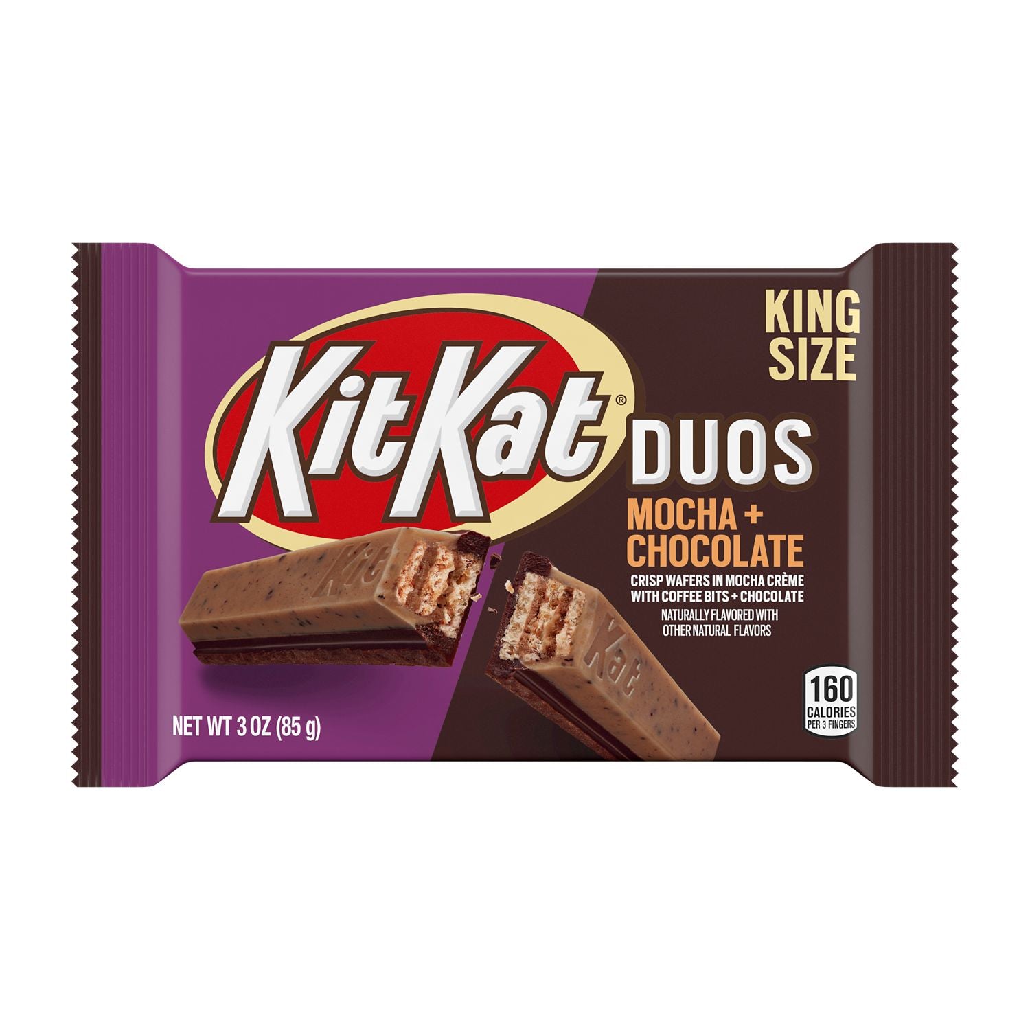 KIT KAT®, DUOS Mocha Creme and Chocolate Wafer Candy, King Size,  Bar