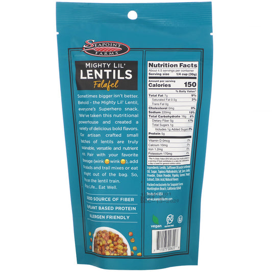 Seapoint Farms Mighty Lil' Lentils, Falafel (142 g)
