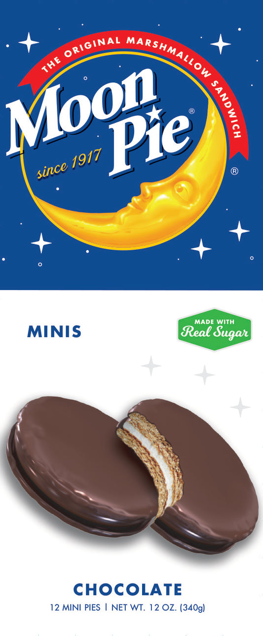 Moon Pie Mini Chocolate Marshmallow Sandwiches, 12 Count
